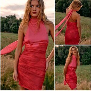 NWT ZARA Halter Neck Mini Dress Size S